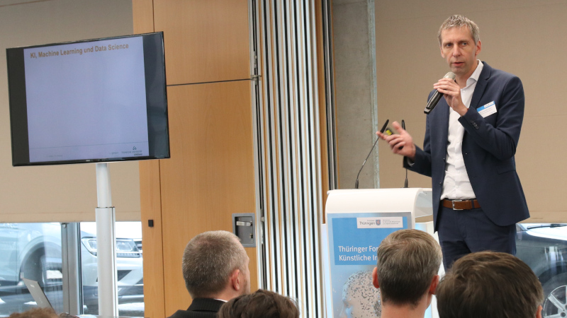 KI-Forum in Erfurt (© Mittelstand 4.0-Kompetenzzentrum Ilmenau) Prorektor