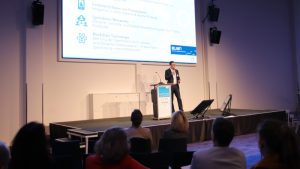 Ricardo Rohland von der Join GmbH beim InnoPITCH (© Mittelstand 4.0-Kompetenzzentrum Ilmenau)