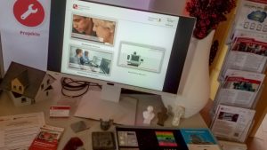 Die Modellfabriken waren mit viel Anschauungsmaterial vor Ort (© Mittelstand 4.0-Kompetenzzentrum Ilmenau)