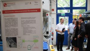 Demonstrator Kühlschmiermittel-Überwachung (© Mittelstand 4.0-Kompetenzzentrum Ilmenau) Demonstrator