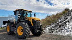 Traktor-Testfahrt beim Thüringer Forum Mobilität(© Mittelstand 4.0-Kompetenzzentrum Ilmenau)