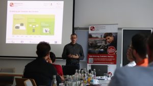 Marcus Glaser referierte über das Thema Künstliche Intelligenz (© Mittelstand 4.0-Kompetenzzentrum Ilmenau) Marcus Glaser