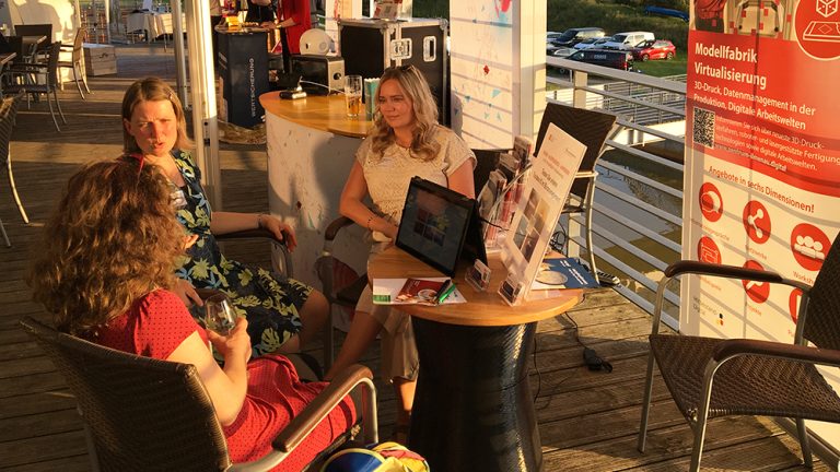 Stand auf dem Markkleeberger Wirtschaftsempfang