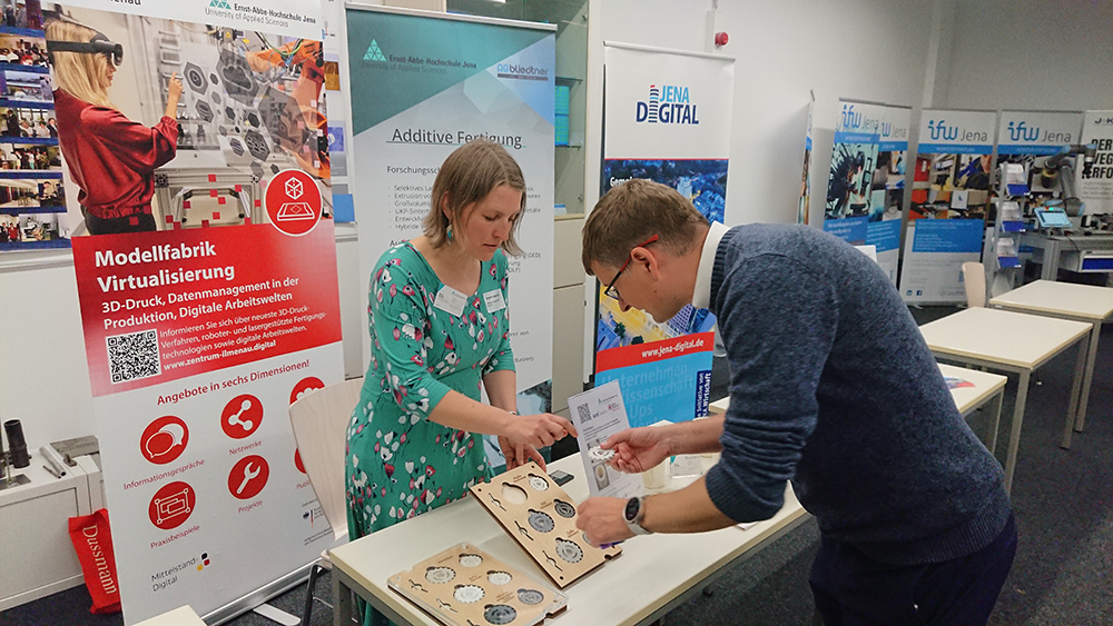 Stand des Mittelstand Digital Zentrums beim Technologieforum